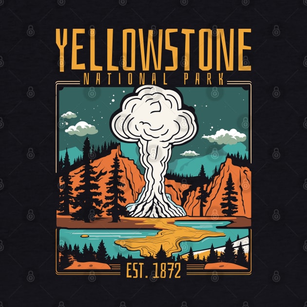 Unveiling Nature's Grandeur: A Journey Through Yellowstone National Park by Meryarts